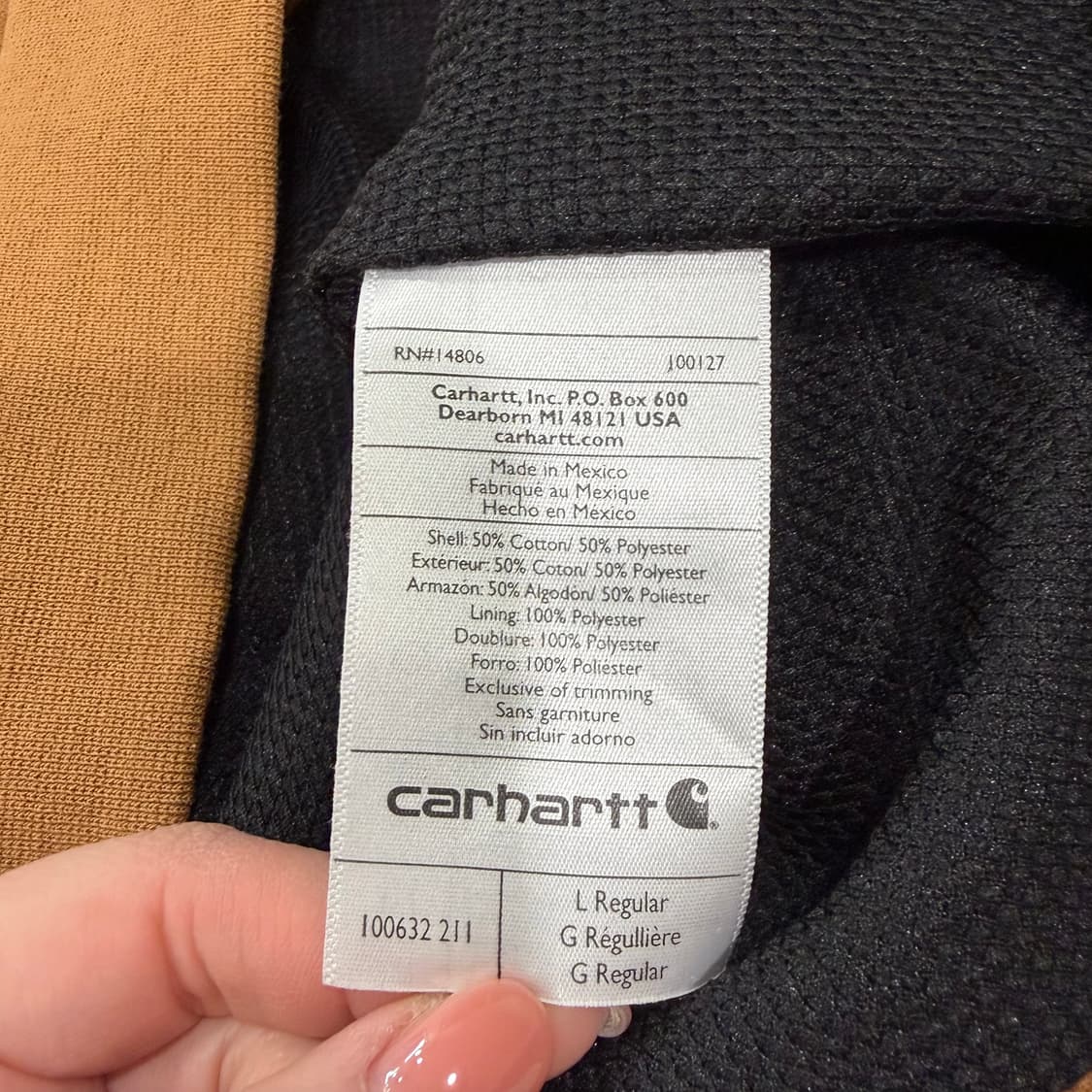 159. 칼하트 써멀 후드집업 상품이미지3