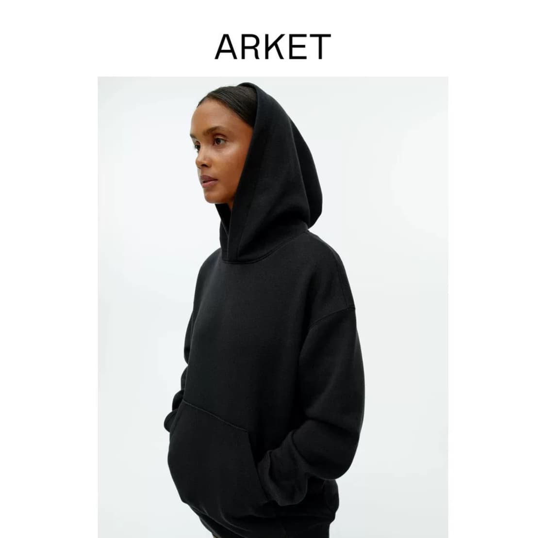 arket loose-fit hoodie- XS 상품이미지4