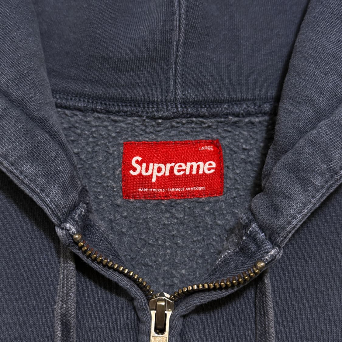 슈프림 오버다이드 스몰 박스로고 집업 상품이미지5