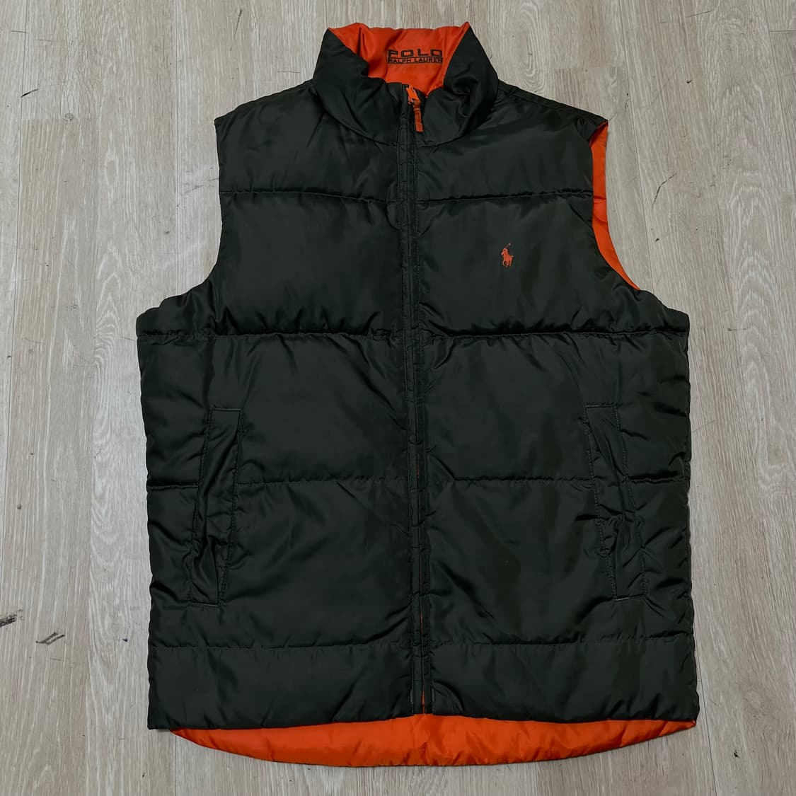 폴로 랄프로렌 키즈 리버시블 패딩 조끼 M/12-14 상품이미지1