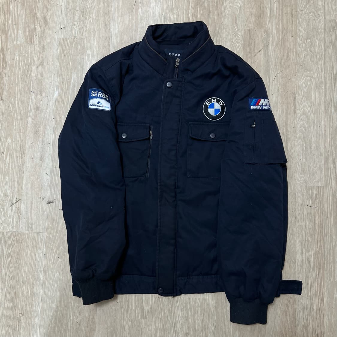 BMW 모터스포츠 와펜 레이싱 봄버 점퍼 XXL/110 상품이미지1