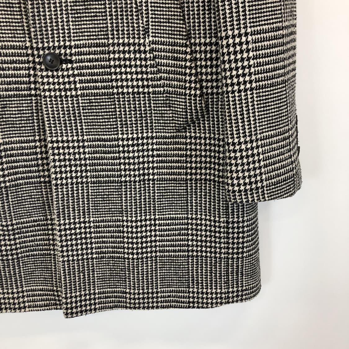 DKNY 누빔안감 체크 체스터코트 100 사이즈  상품이미지3