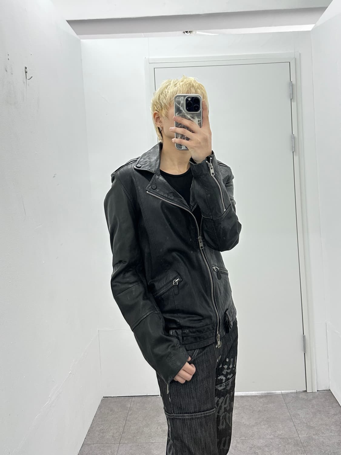 All Saints sheepskin motor leather jk 상품이미지1