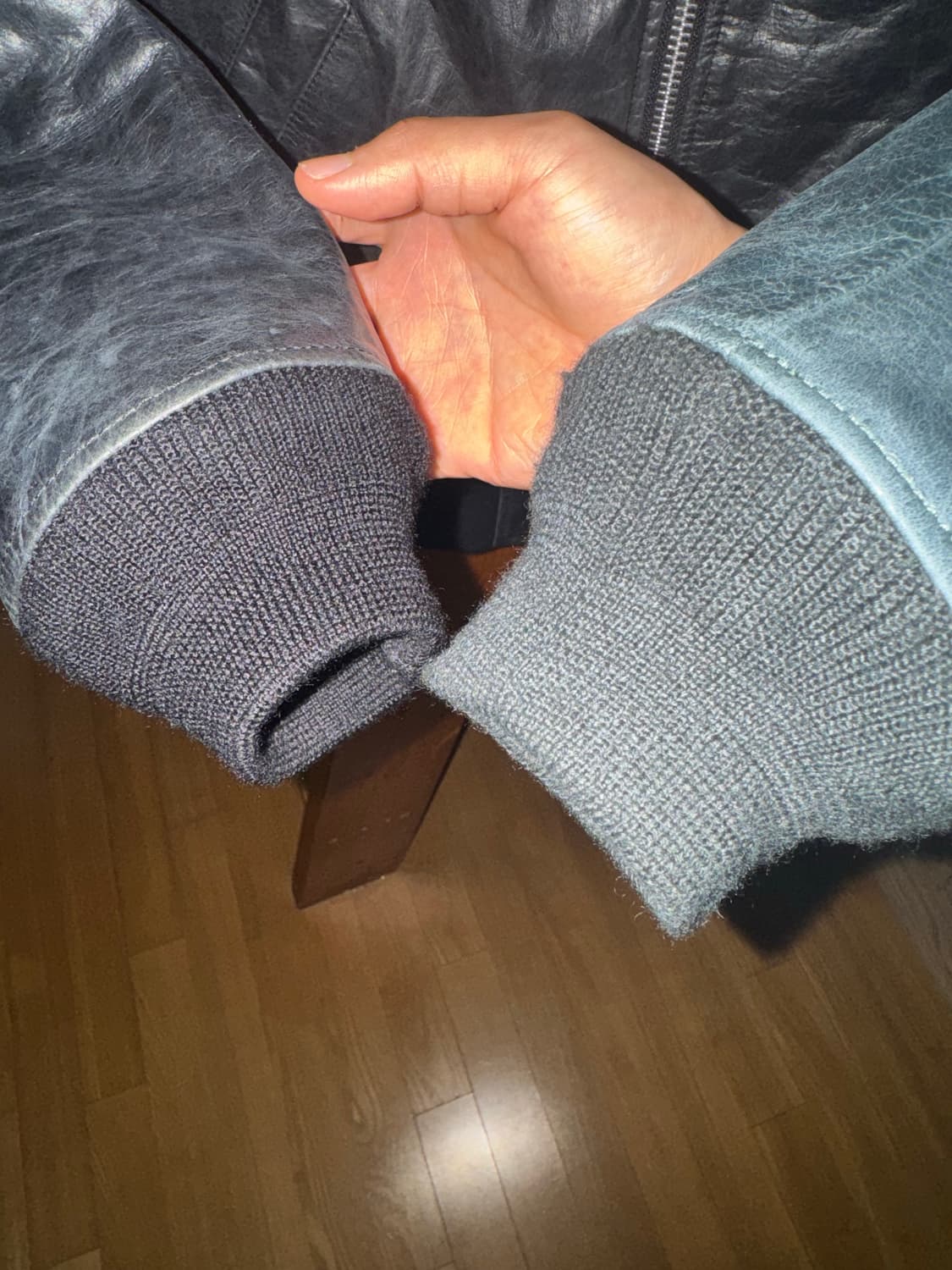 언더커버 2014-15 AW 시즌 holygrace 양가죽 블루종  상품이미지4