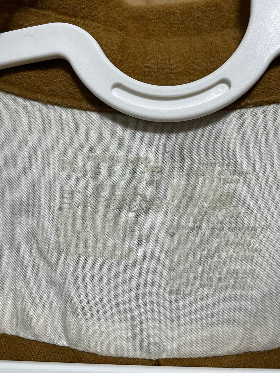 무인양품 버튼 다운 셔츠 (브라운 L) 상품이미지5