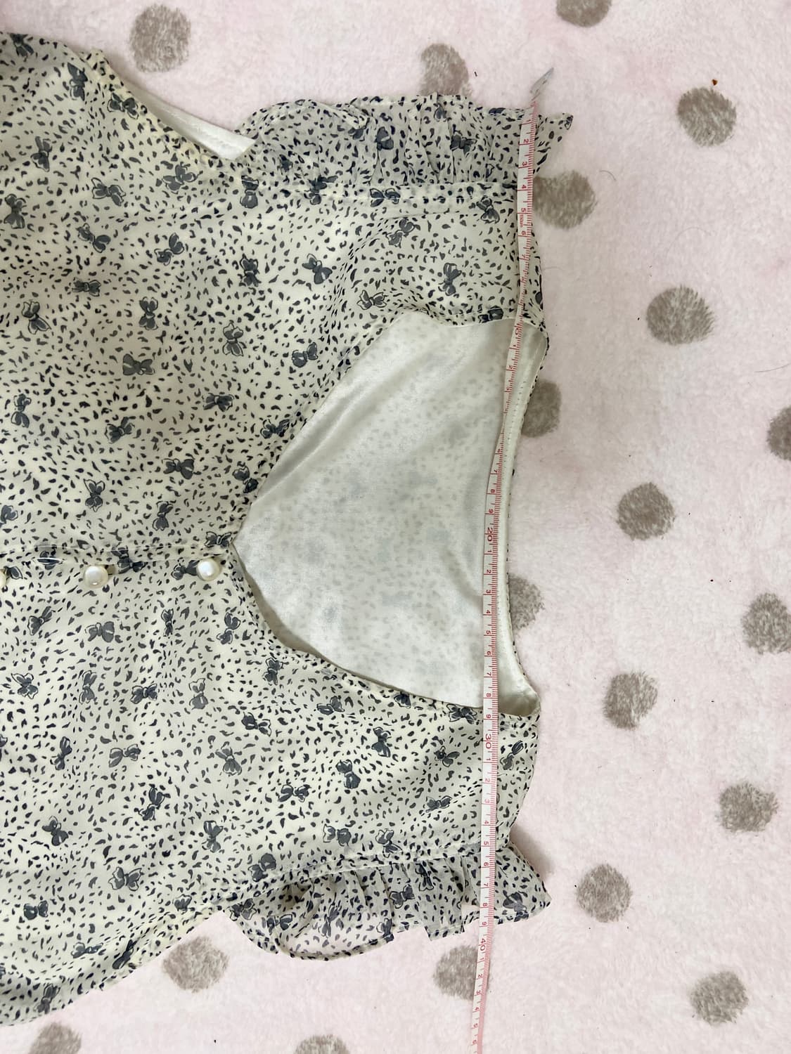 빈티지 패턴 미니 원피스 상품이미지5