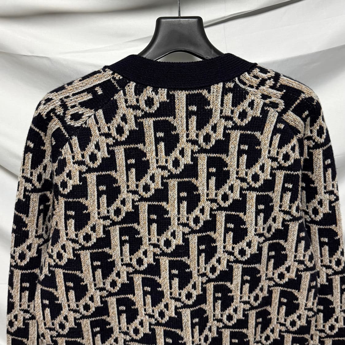 [S+급/M] 디올 오블리크 울 자카드 가디건 상품이미지5