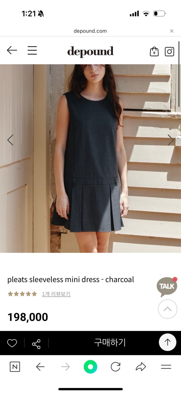 드파운드 pleats sleeveless mini dress 상품이미지2