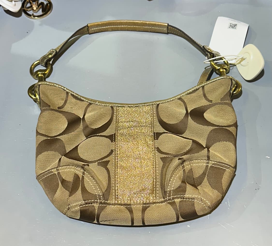 COACH 코치 골드글리터 숄더백 상품이미지1