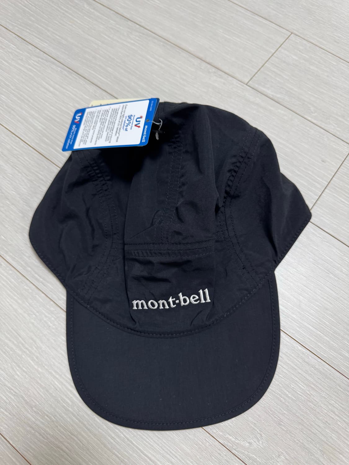 몽벨 캡 블랙 L 새상품 러닝 모자 상품이미지2