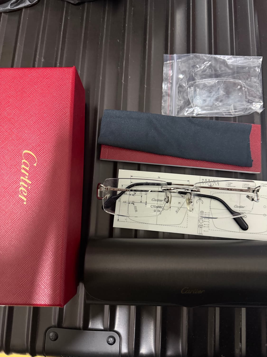 까르띠에 무테 안경 CT0488O 상품이미지1