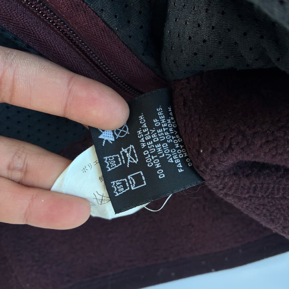 Arc'teryx  아크테릭스 폴라텍 소프트쉘 버건디 플리스 자켓 상품이미지5