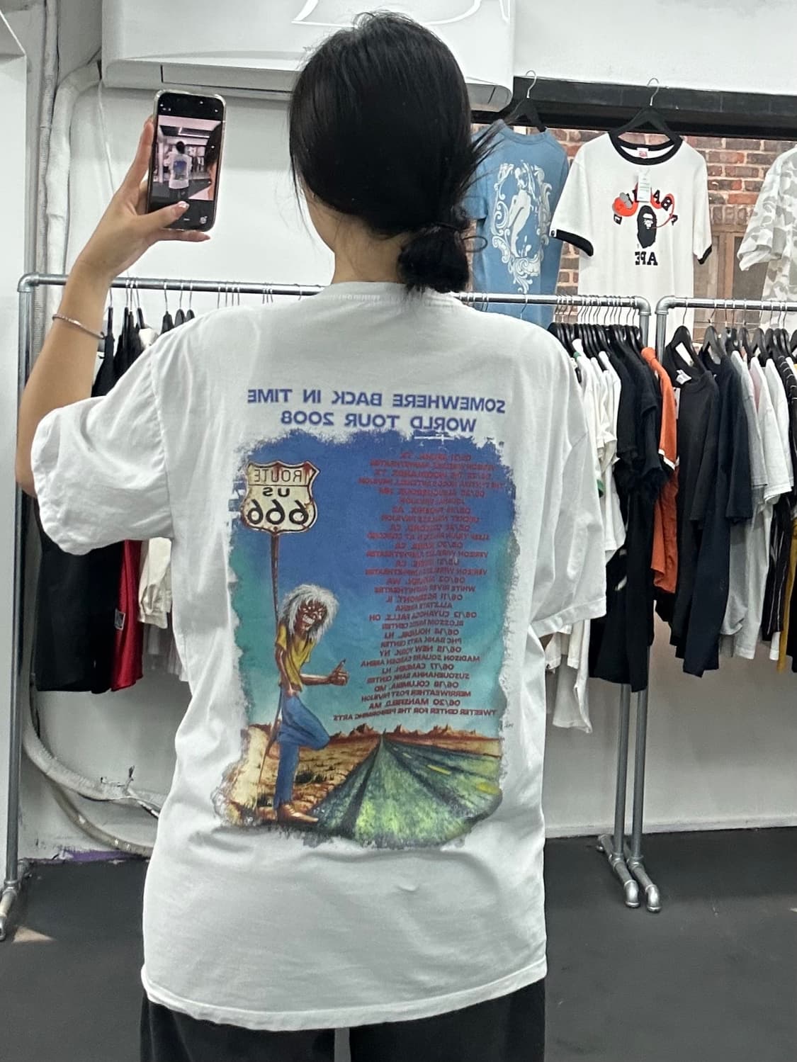 아이언 메이든 프린팅 티셔츠 상품이미지2
