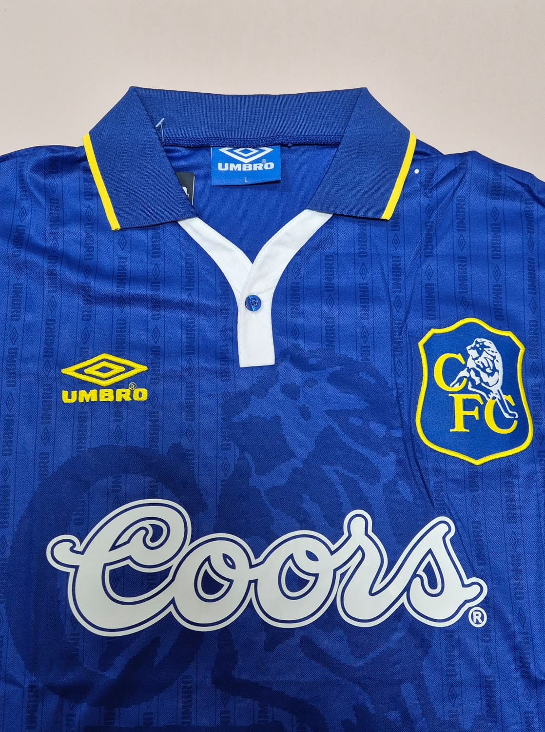 레트로)95-97 첼시 루드 굴리트 반팔 유니폼 L사이즈 상품이미지4