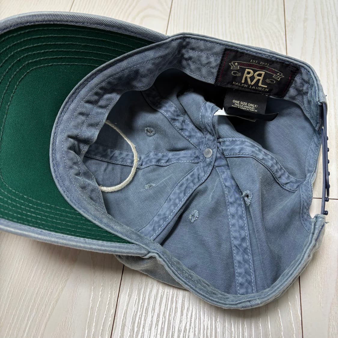 더블알엘 RRL 윙로고 볼캡 블루 상품이미지2