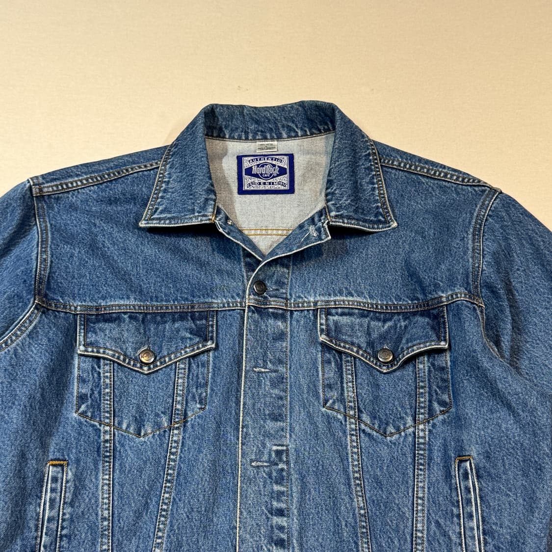 L) Hard Rock 하드락카페 하와이 마우이 데님 트러커 자켓 상품이미지3