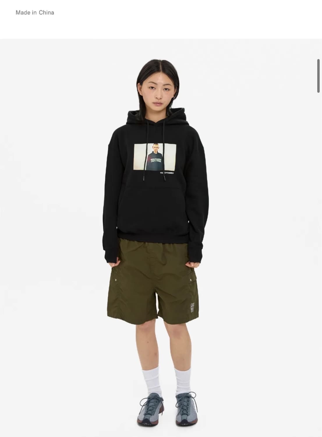 (예스아이씨) Y.E.S Arch Boy 후드티 블랙 상품이미지3