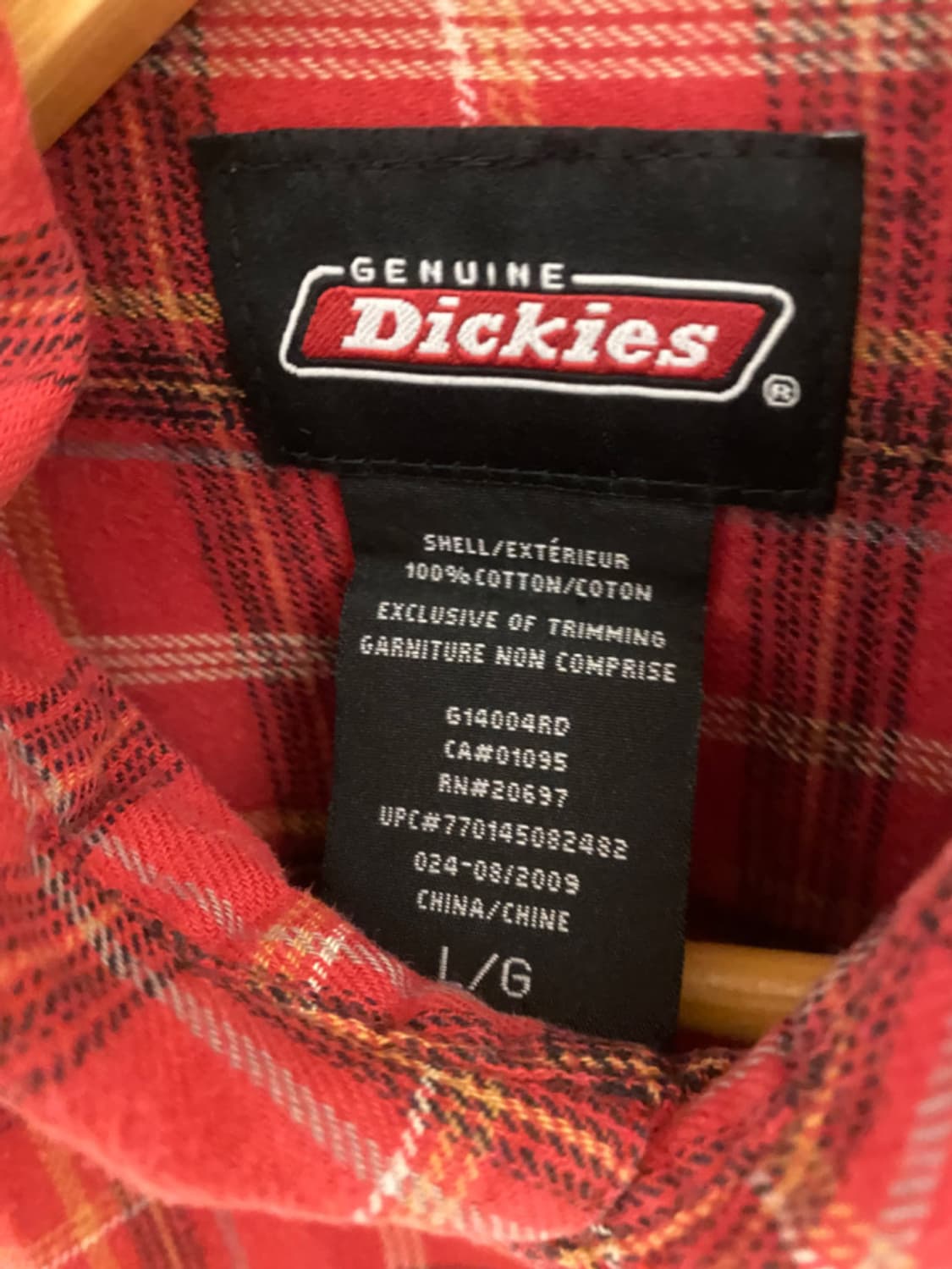 DICKIES 체크셔츠 상품이미지6