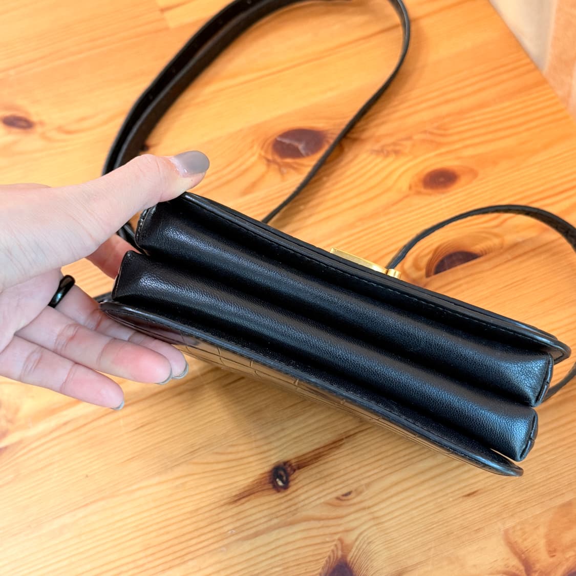 발렌시아가 정품 B로고 크로커 여성 스몰 크로스백 숄더백 상품이미지5