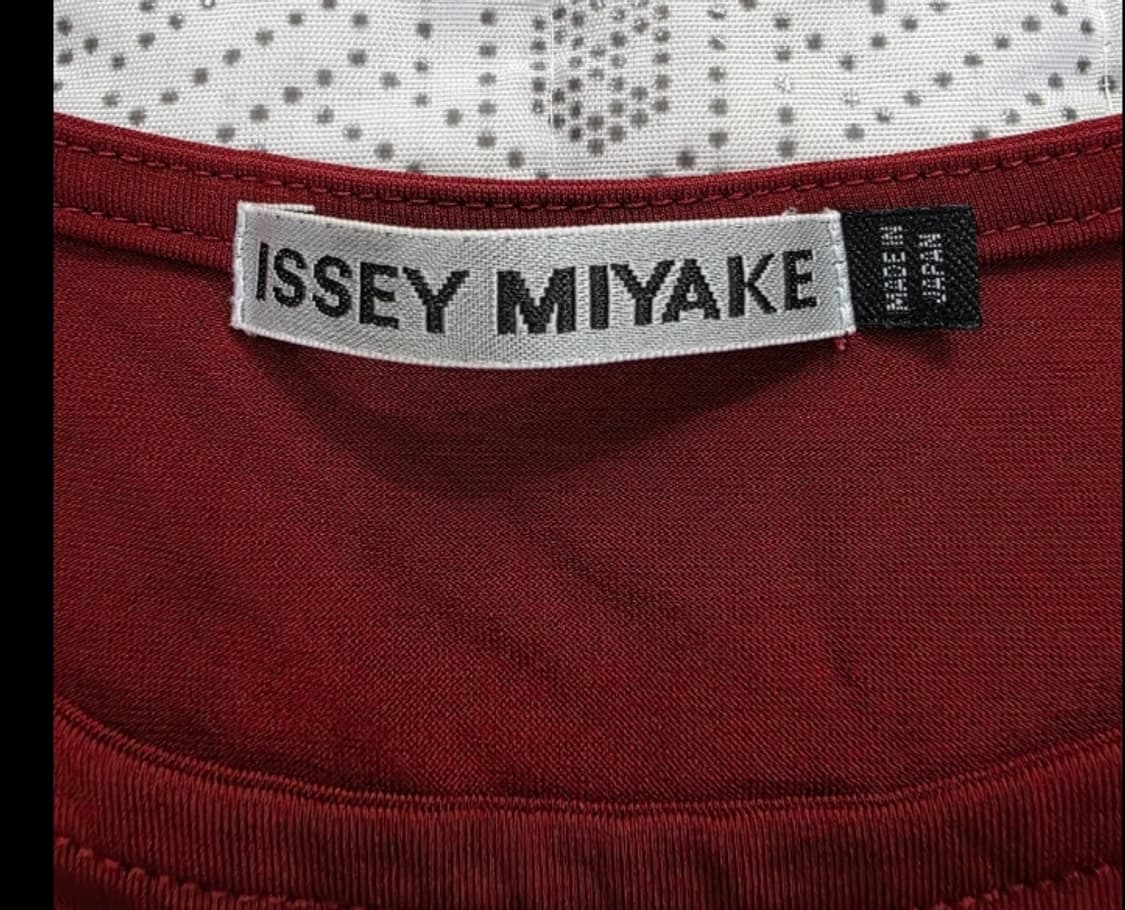 이세이미야케 레드 블라우스 사이즈 ~55 상품이미지6