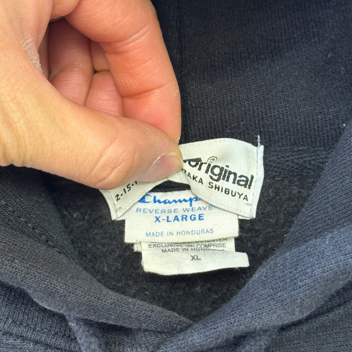 챔피온 재팬 리버스위브 아이돌 프린팅 후드 XL 상품이미지5