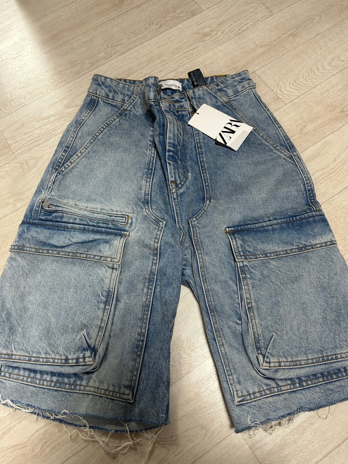 자라 zara 5부 청바지 상품이미지1