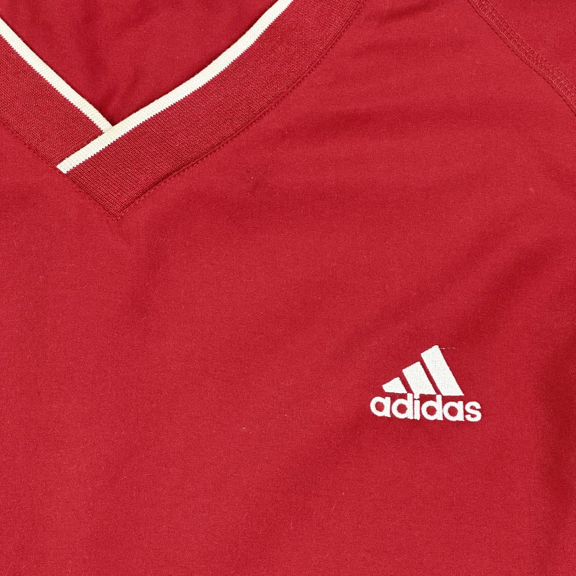 아디다스 재팬 올드스쿨 빈티지 오버핏 웜업 버건디 레드 2XL 상품이미지3