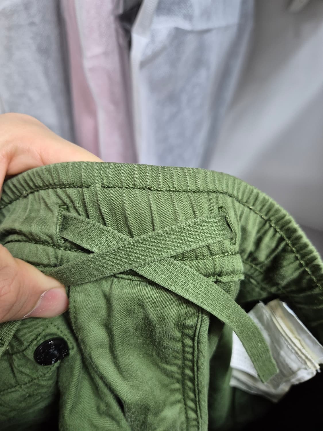 한글택 22FW스톤아일랜드 카고조거팬츠 30 상품이미지5