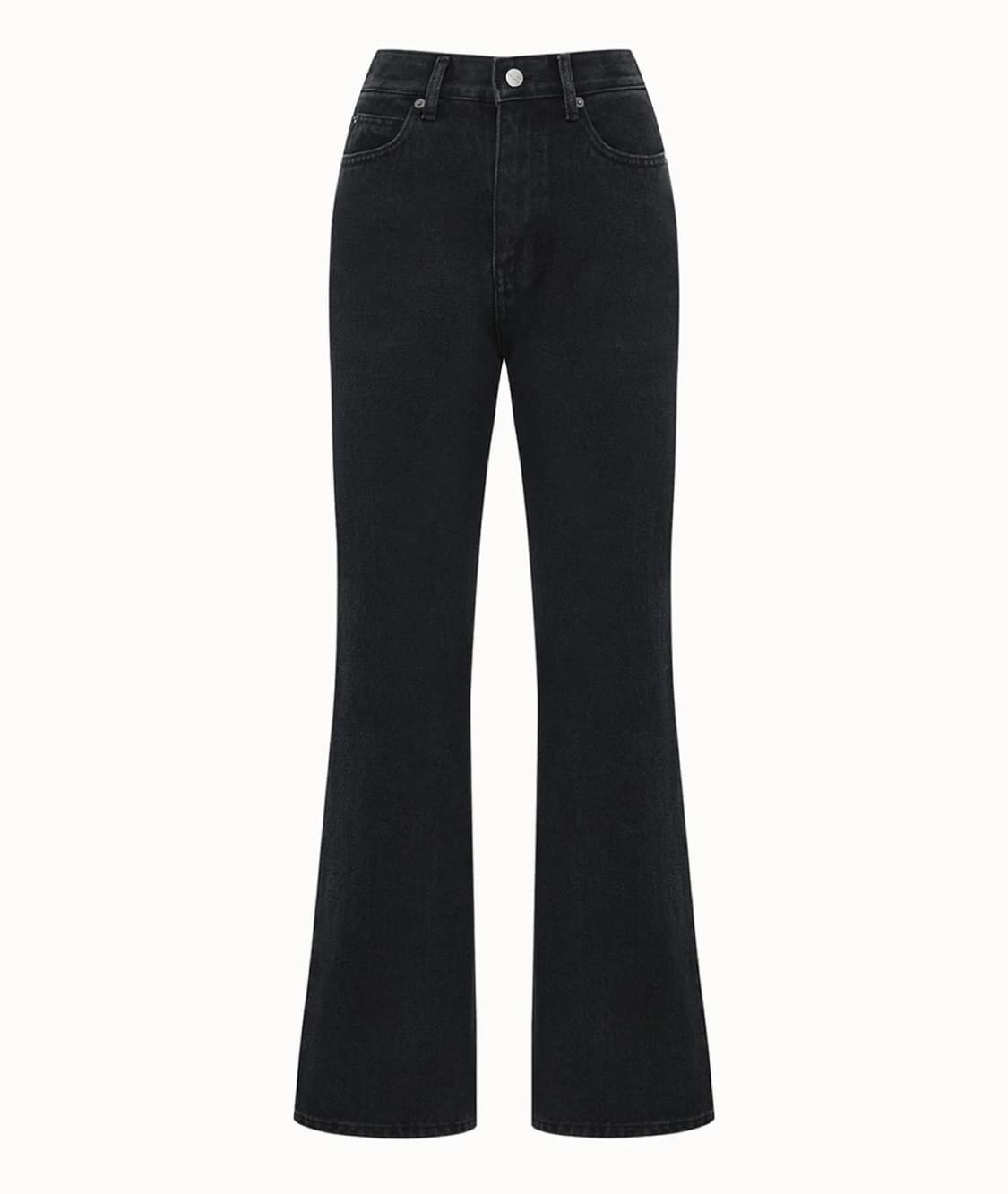 라메레이 세미 부츠컷 데님 팬츠 블랙 s 상품이미지3