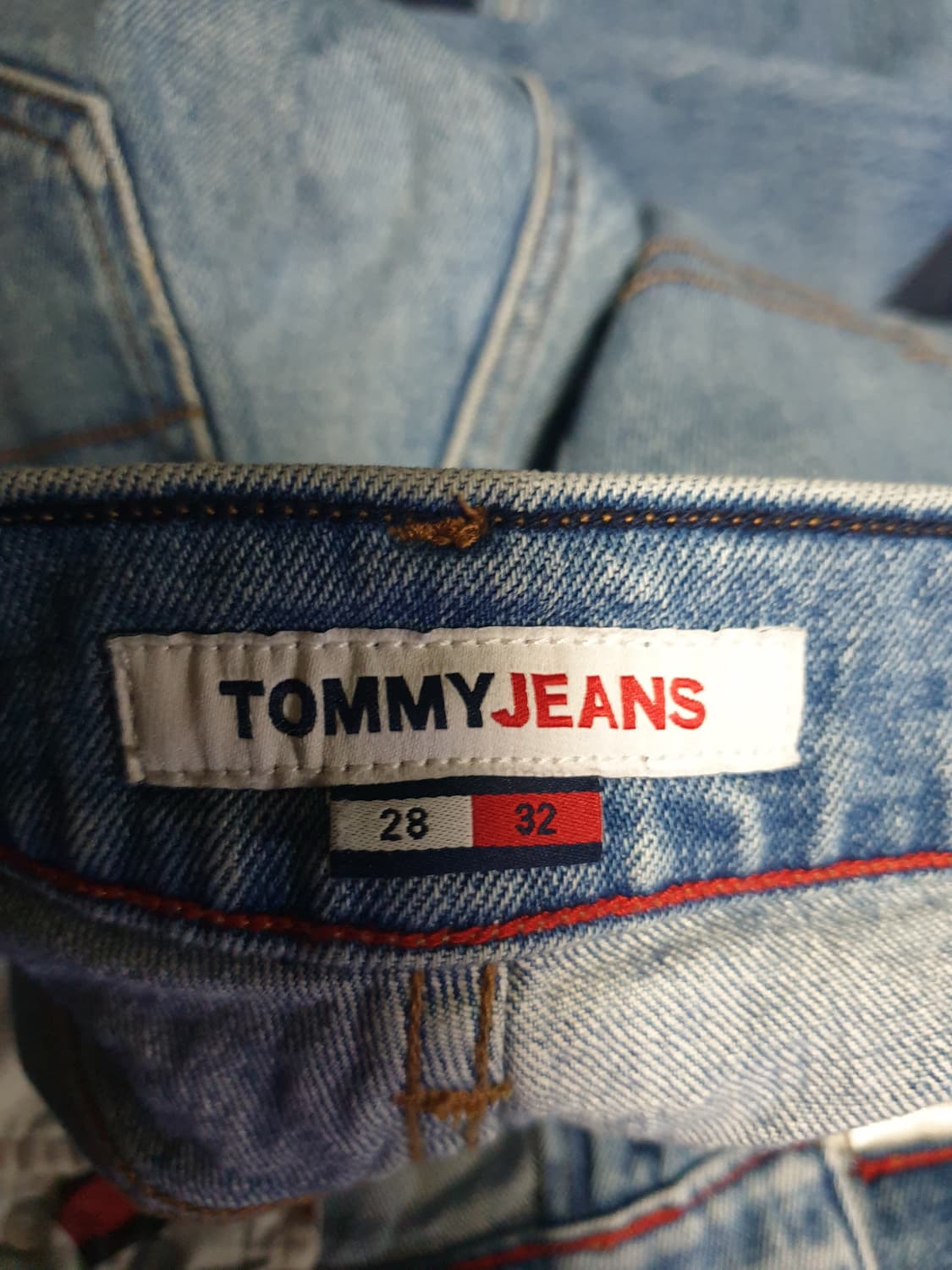 타미진스 릴렉스드 크롭 스트레치 워싱 데님팬츠 인디고 (28) 상품이미지6