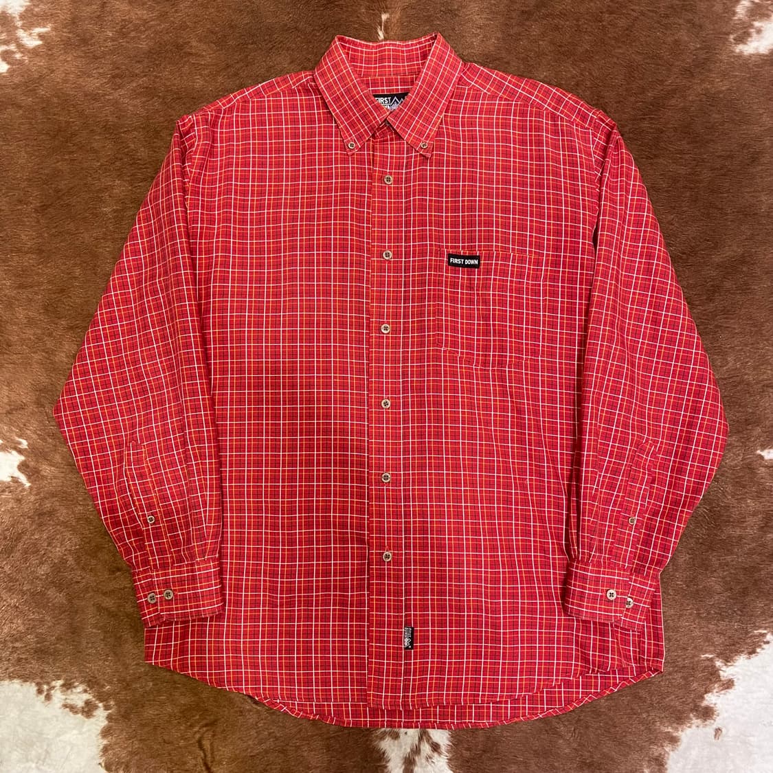 FIRST DOWN  USA 체크셔츠 상품이미지1