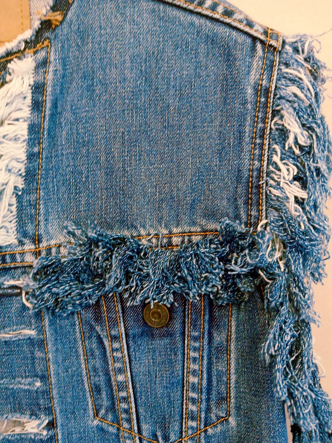 1of1 커스텀 90s 리바이스 디컨스트럭티드 데님 자켓 상품이미지5