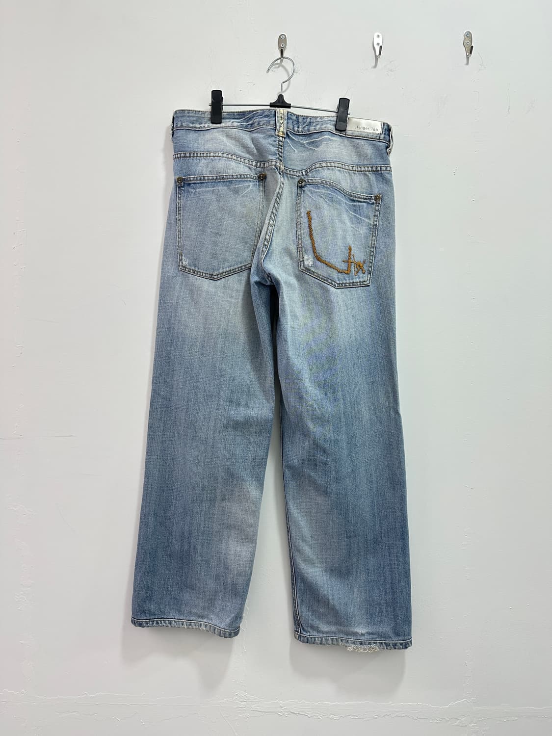 Vintage sagging back patch denim pants  상품이미지10
