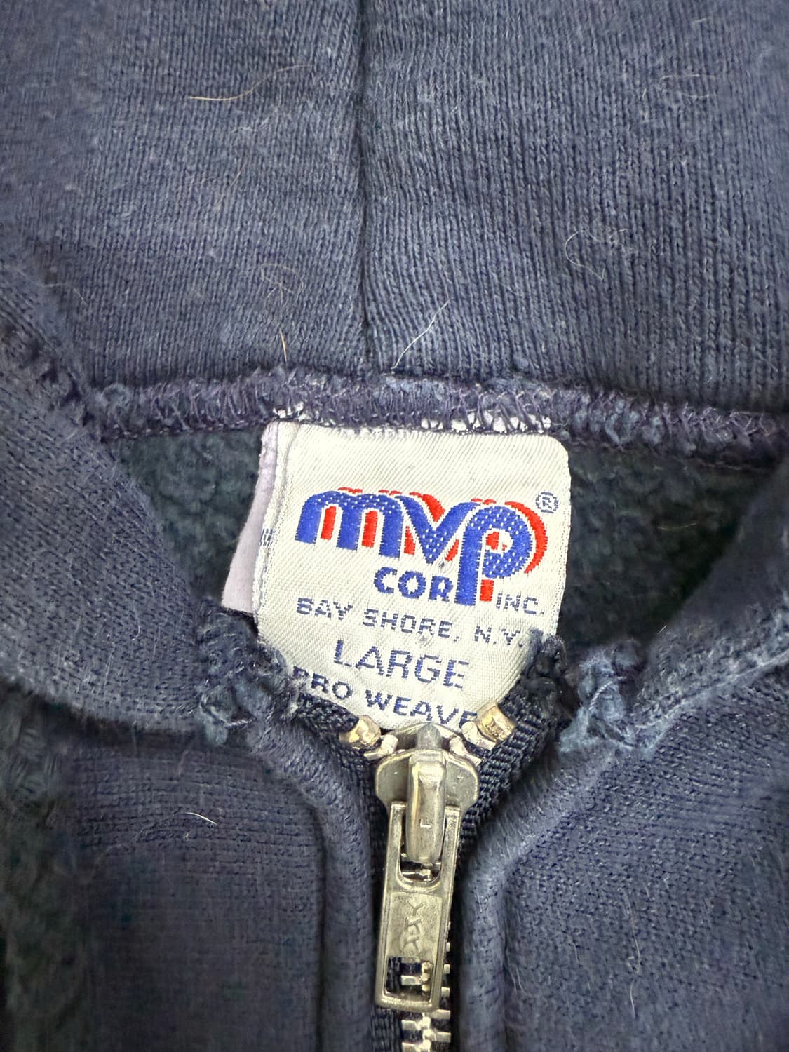 MADE IN USA 90s vintage hoodie NAVY 챔피온 상품이미지3