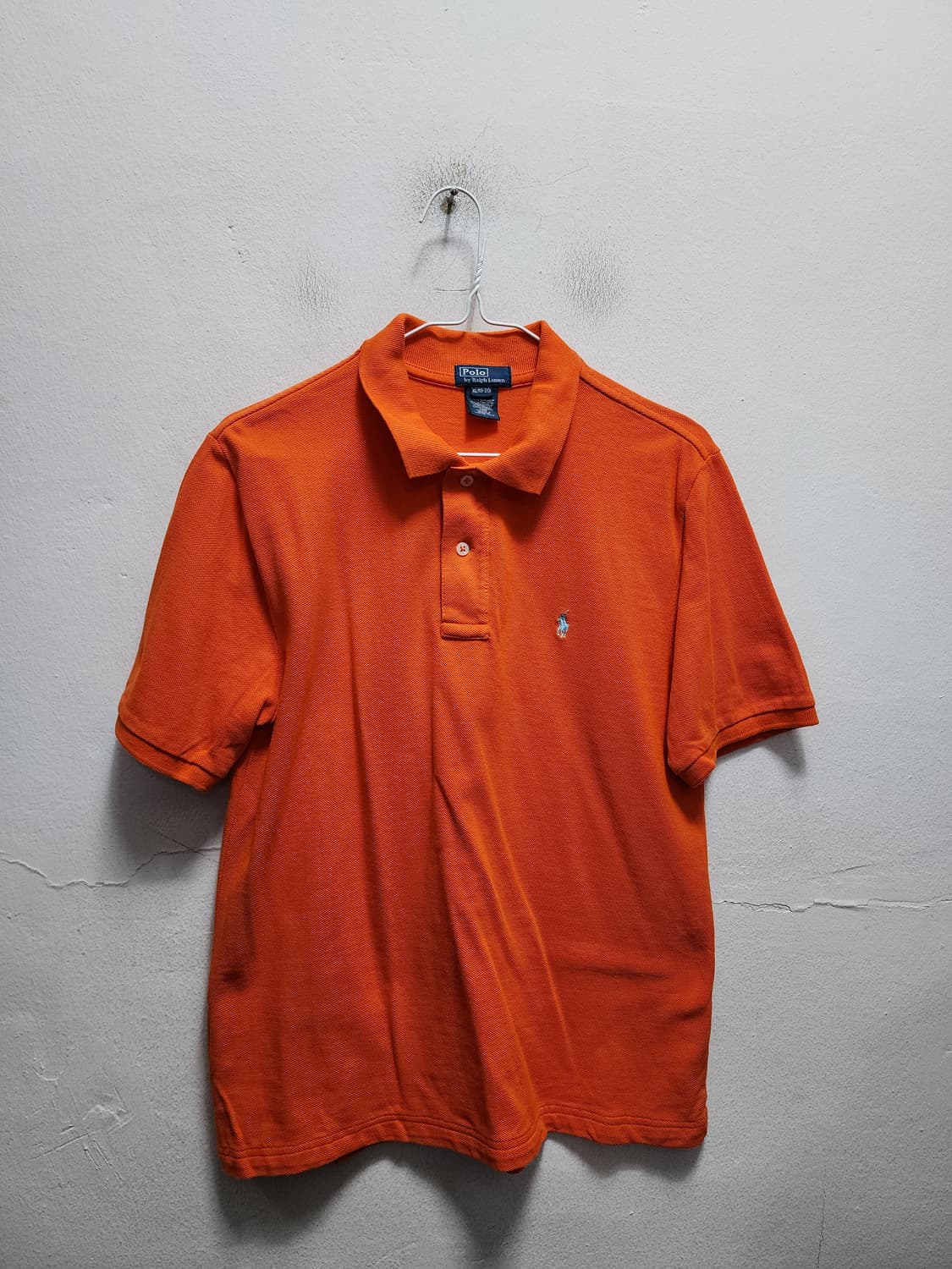 폴로 랄프로렌 주황색 반팔 폴로티 상품이미지1
