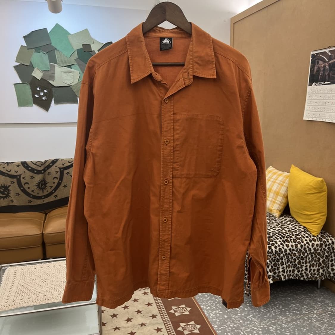 나이키 ACG 빈티지 컨트리 트러커 오렌지브라운 셔츠 L C09937 상품이미지3