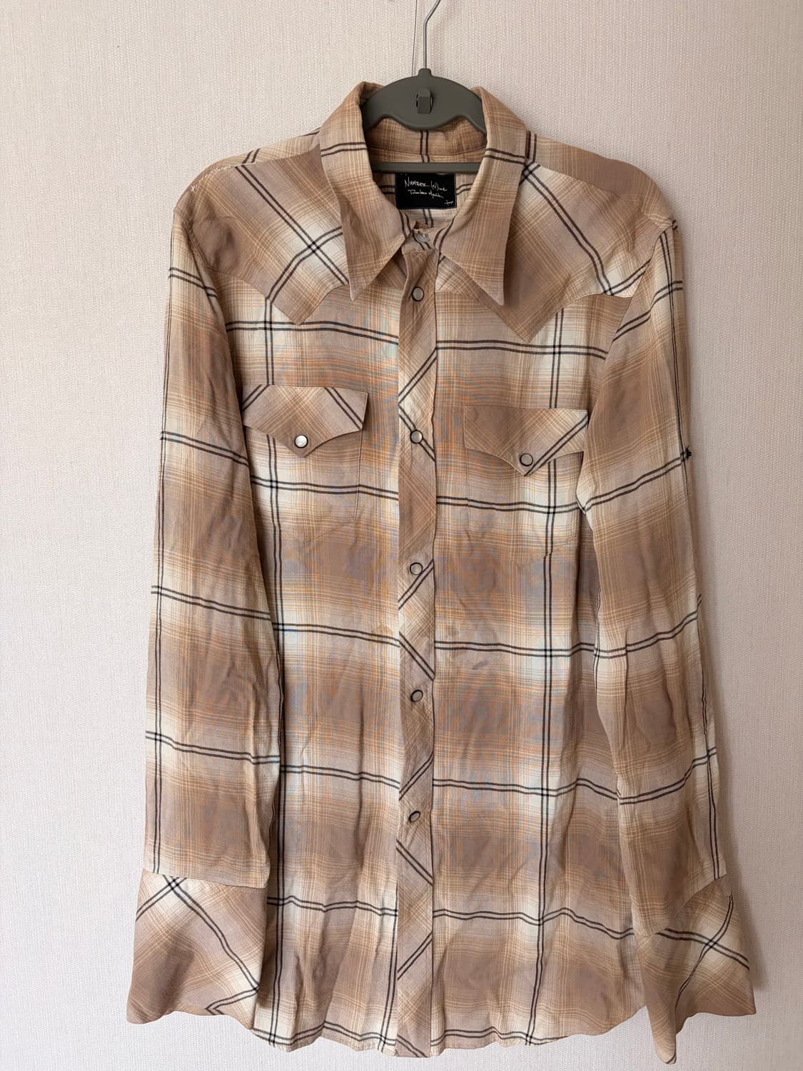 넘버나인 07ss 웨스턴셔츠 상품이미지1