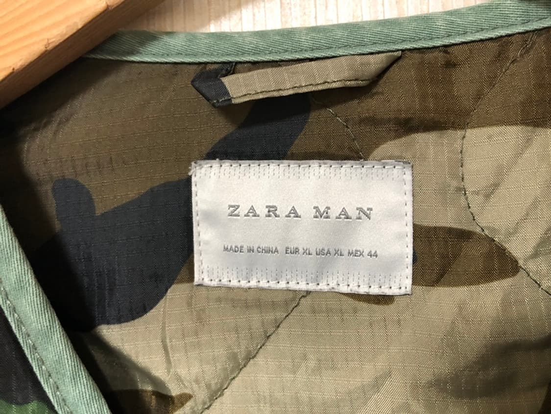 자라 맨(ZARA MAN) 밀리터리 퀼팅자켓 XL 상품이미지4