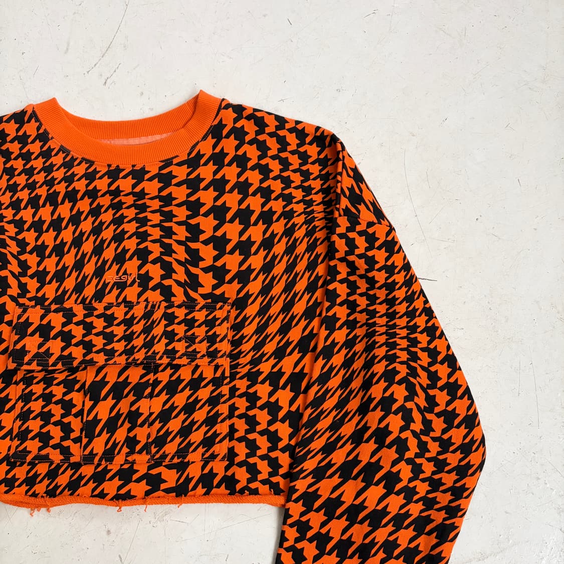 X-girl 엑스걸 빈티지 포켓 크롭 티셔츠 S 상품이미지2