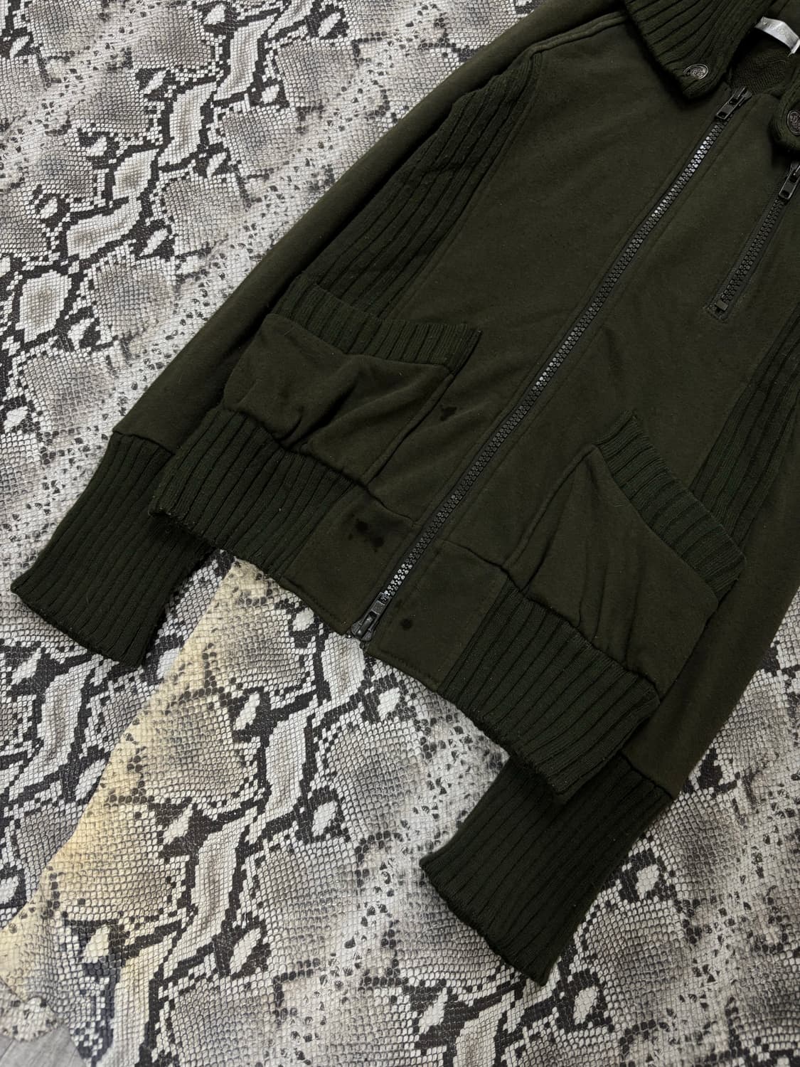“Vintage” 00’s Y2K Design Khaki Hooded 2 상품이미지2