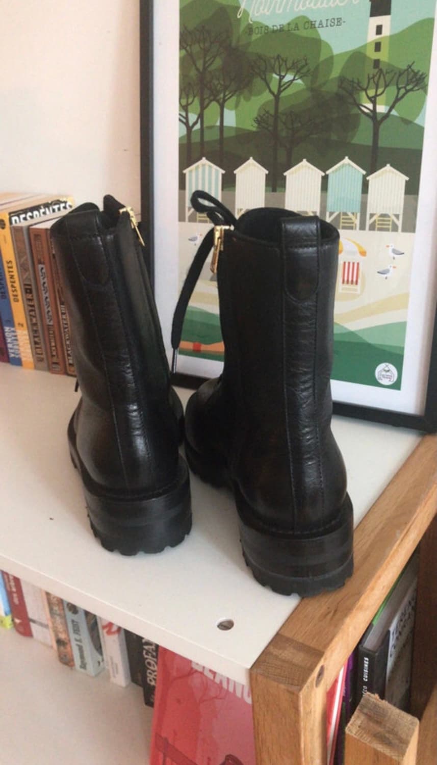 마르니 블랙 워커 부츠 상품이미지3