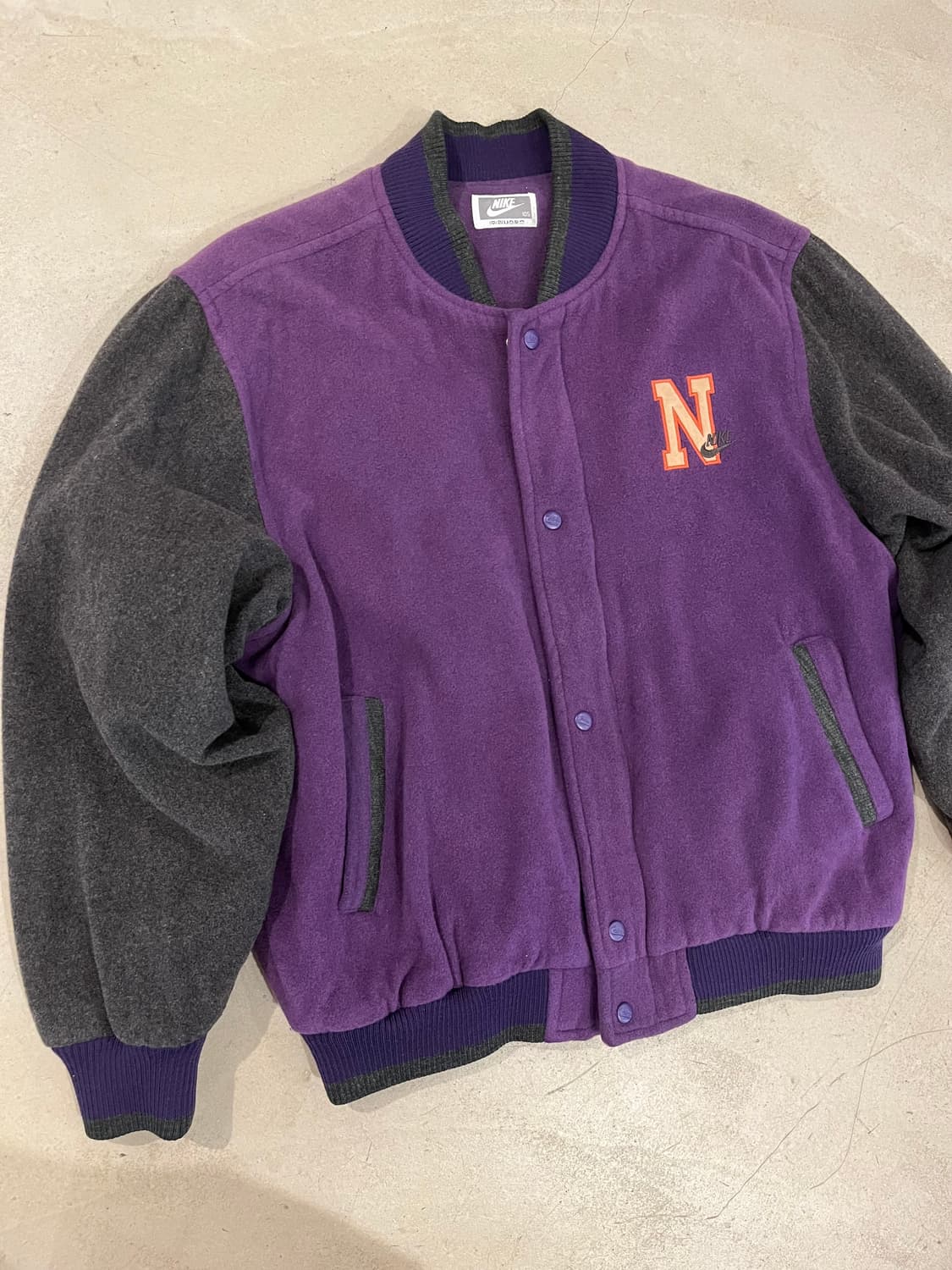 빈티지 90s 삼나스포츠 나이키 울자켓 상품이미지1