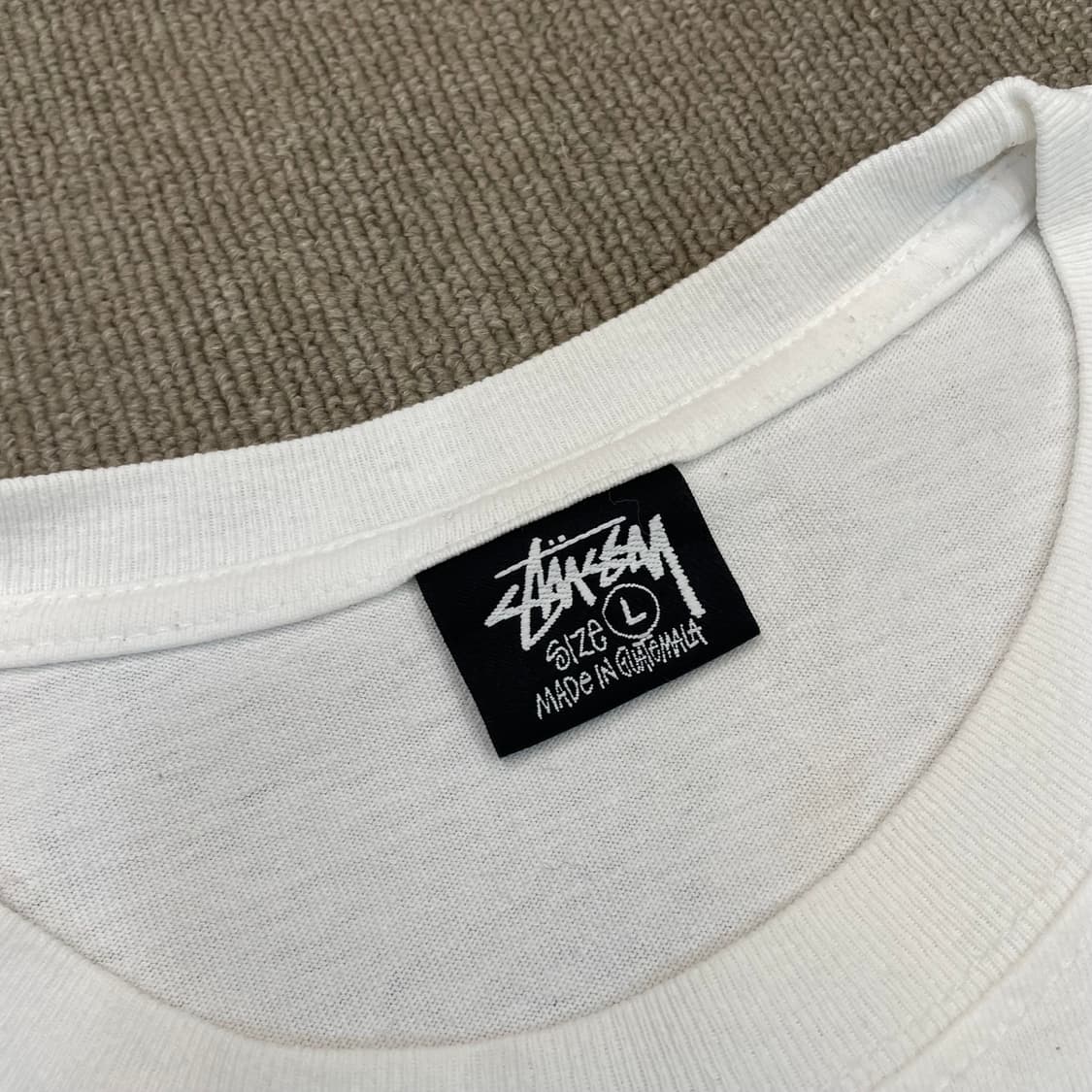 stussy 스투시 위더드 플라워 티셔츠 화이트 L 상품이미지3
