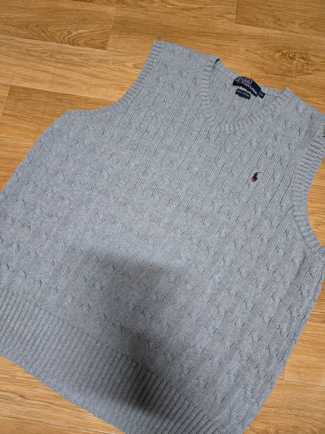 폴로 랄프로렌 케이블 니트 조끼/베스트 상품이미지3