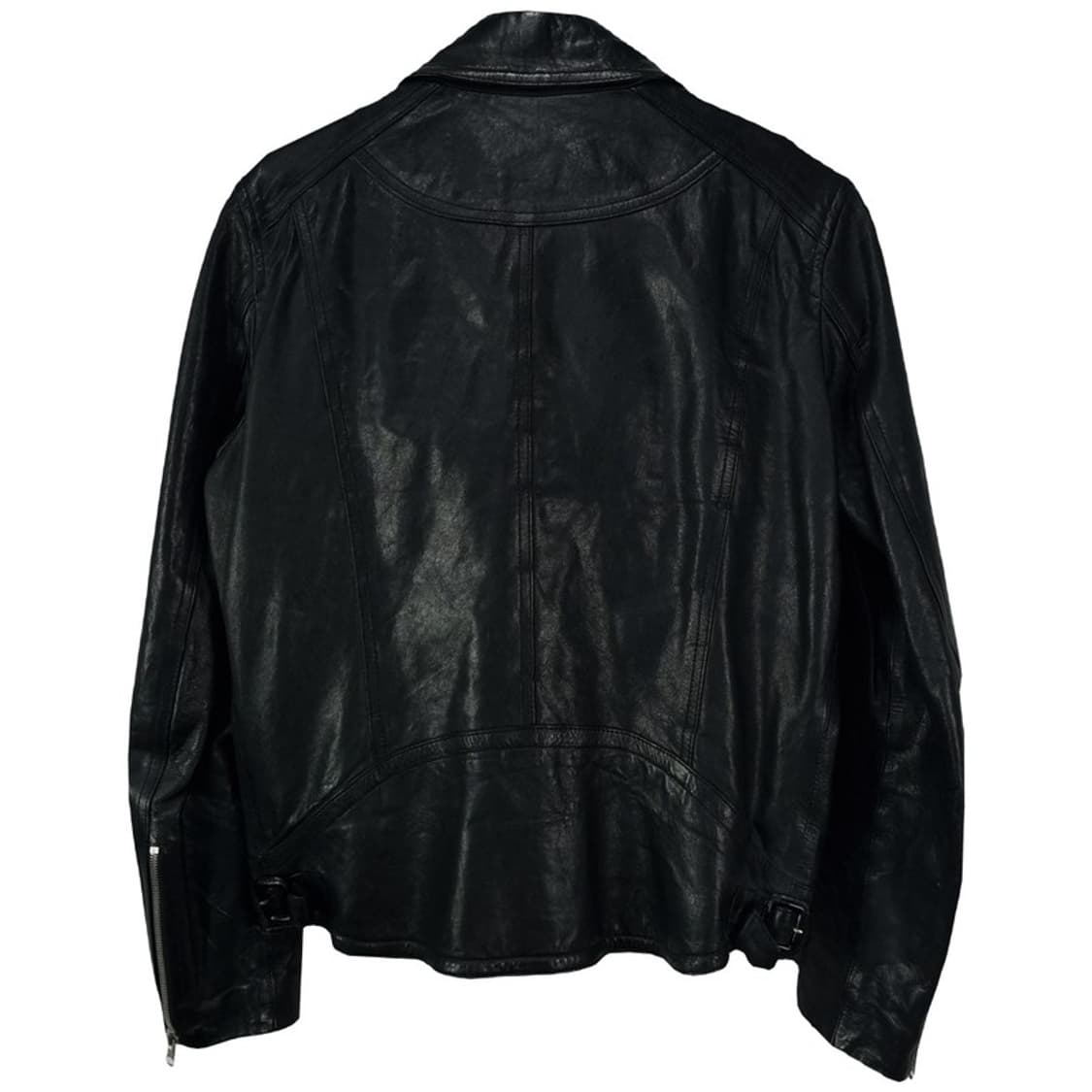 [준지] 생로랑핏 아카이브 카우스킨 소가죽 레더 자켓 블랙 P01461 상품이미지3