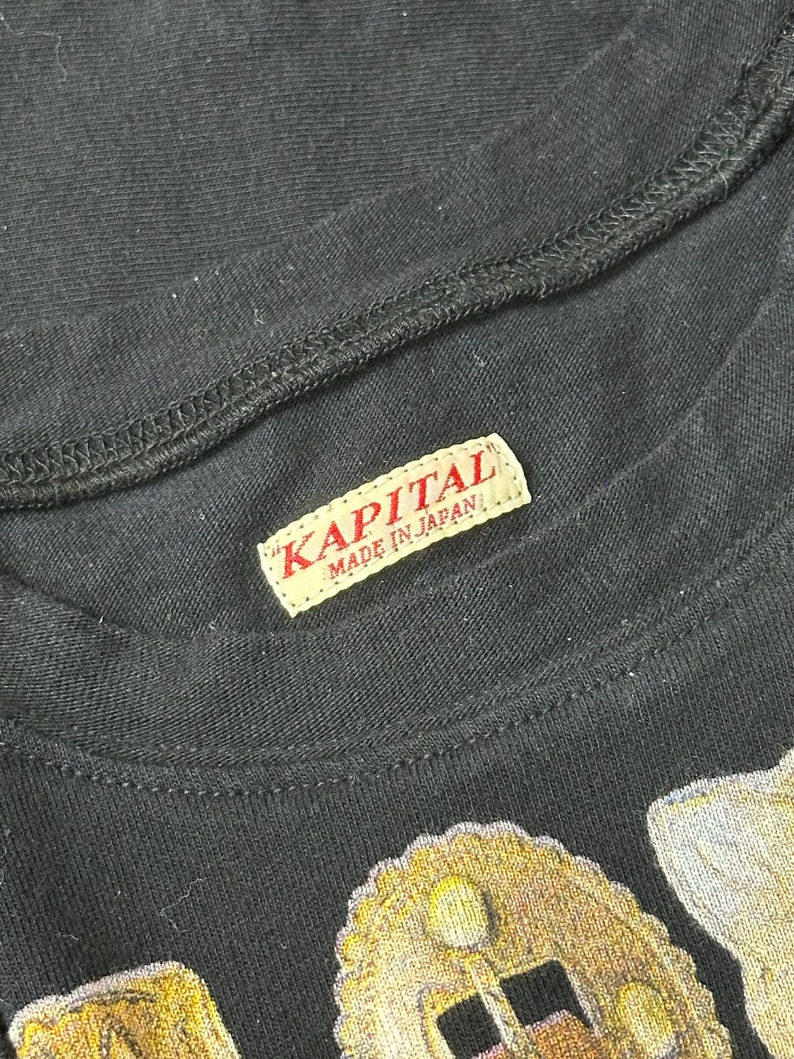 캐피탈 20 콘초 티셔츠 블랙 M 사이즈 상품이미지4