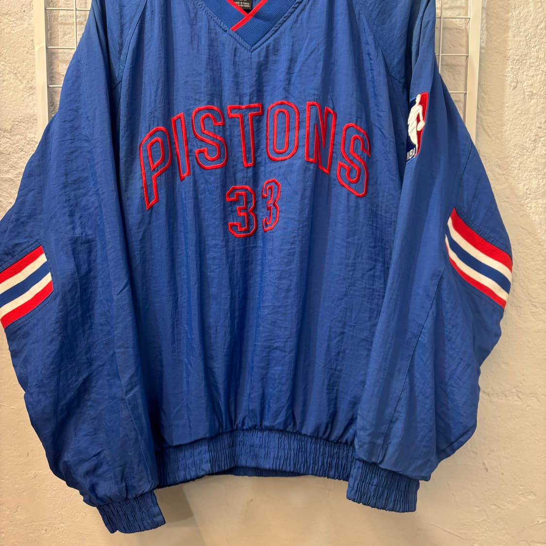 프로 플레이어 X NBA 90s 올드스쿨 디트로이트 피스톤즈 웜업 M 상품이미지4