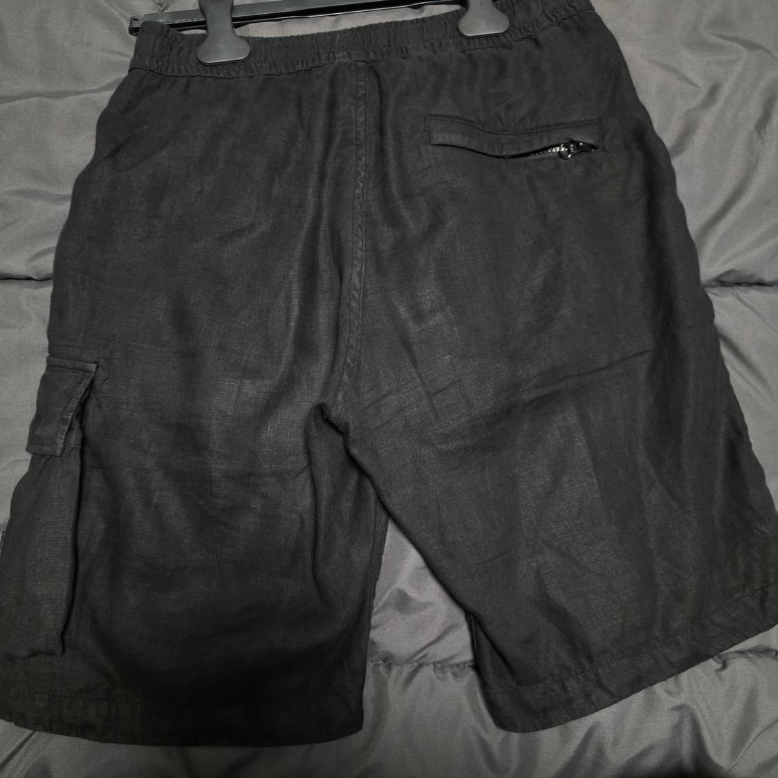 스톤아일랜드 블랙 카고 린넨 반바지 29~31 상품이미지2