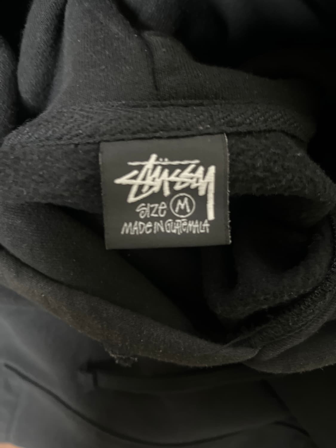 [크림구매] 스투시 베이직 후드티 블랙 M 상품이미지5
