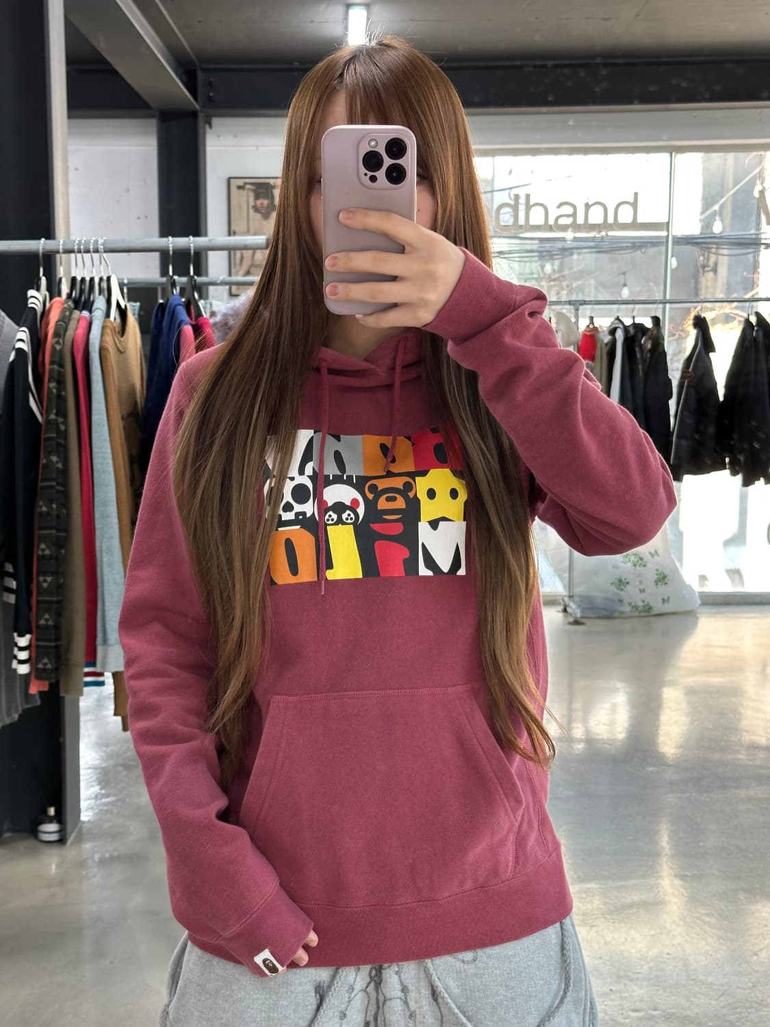 베이프 베이비마일로 후드티 상품이미지1